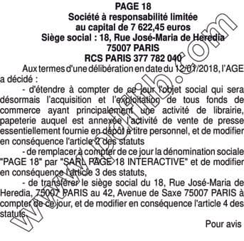 Contenu publication