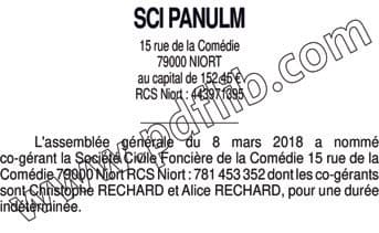 Contenu publication