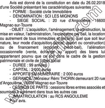 Contenu publication