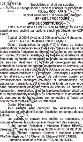 Contenu publication
