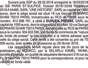 Contenu publication