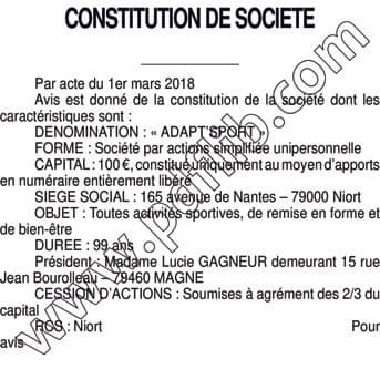 Contenu publication
