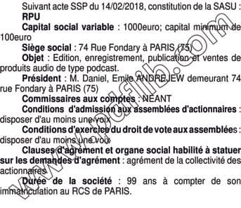 Contenu publication