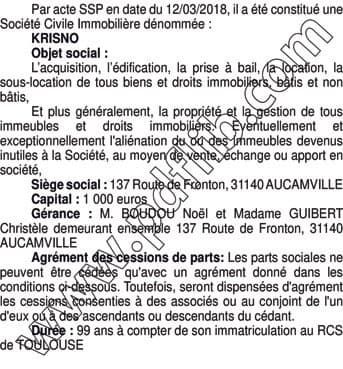 Contenu publication
