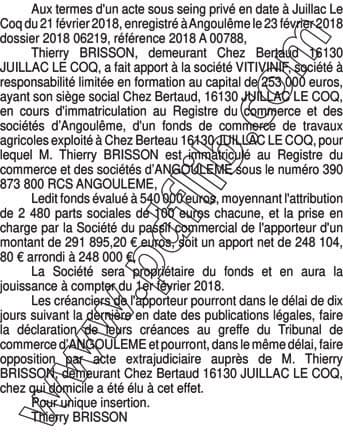 Contenu publication