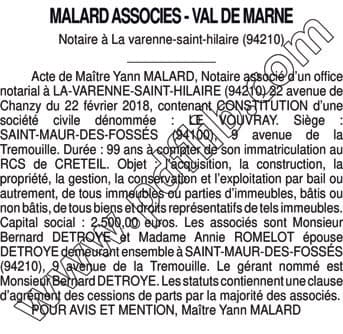 Contenu publication