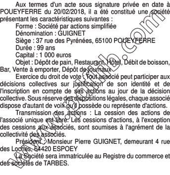 Contenu publication