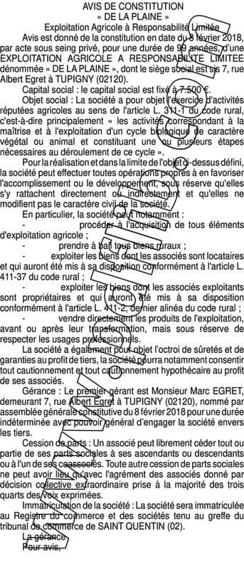 Contenu publication