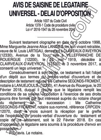 Contenu publication