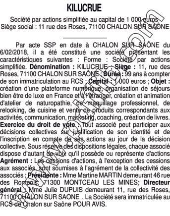 Contenu publication