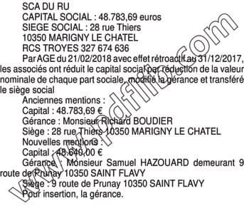 Contenu publication