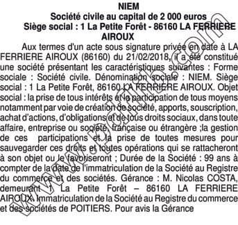 Contenu publication