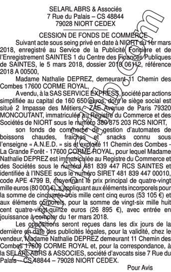 Contenu publication