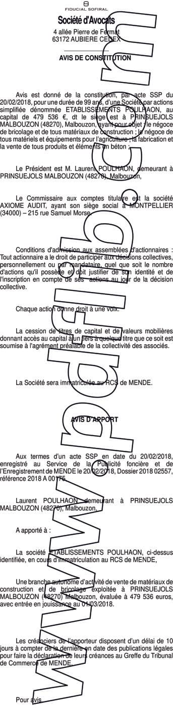 Contenu publication
