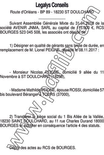 Contenu publication