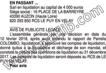 Contenu publication