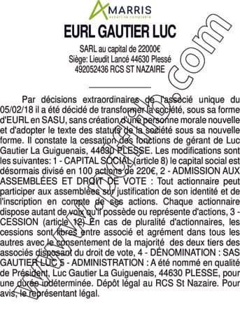 Contenu publication