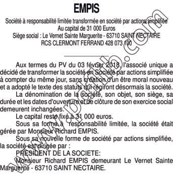 Contenu publication
