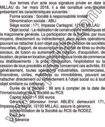 Contenu publication