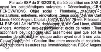 Contenu publication