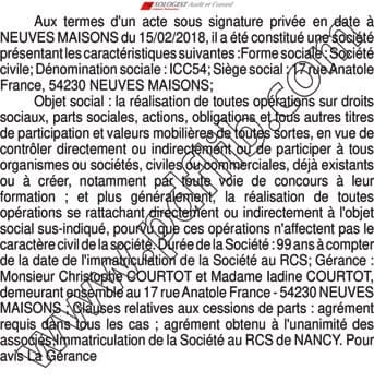 Contenu publication