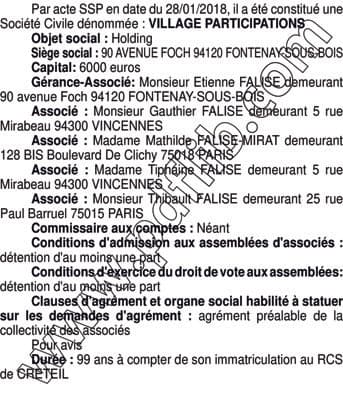 Contenu publication