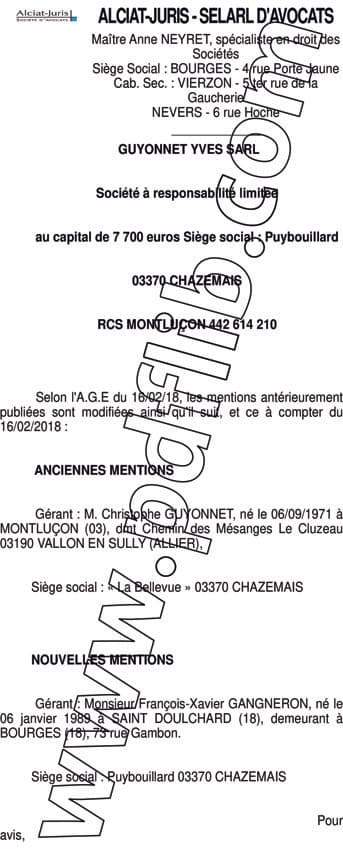 Contenu publication