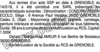 Contenu publication