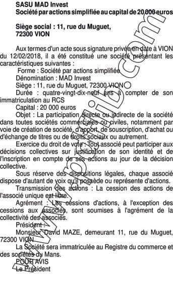 Contenu publication