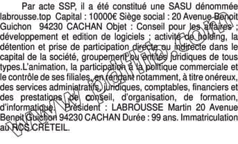 Contenu publication