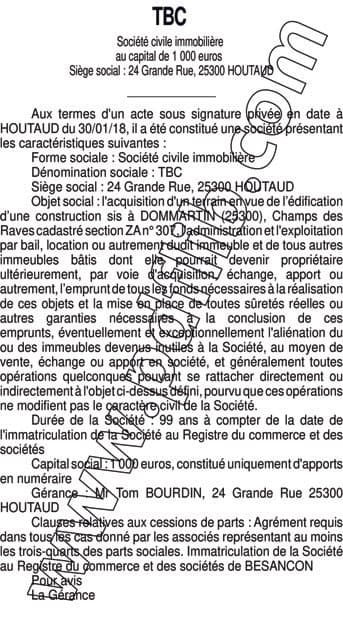 Contenu publication