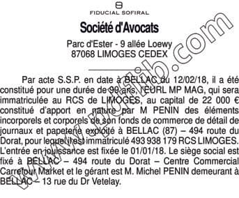 Contenu publication