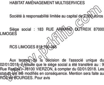 Contenu publication