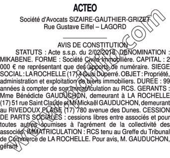 Contenu publication