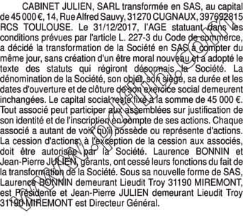 Contenu publication