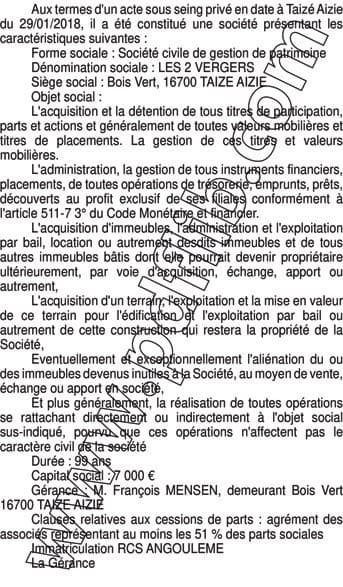 Contenu publication