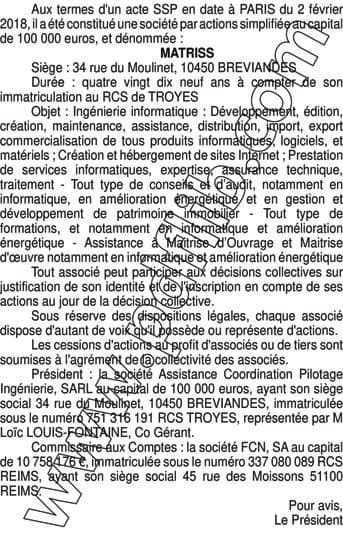 Contenu publication