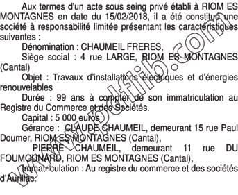 Contenu publication