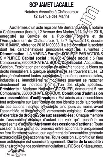 Contenu publication