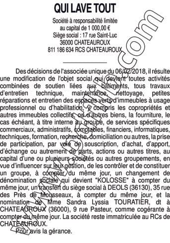Contenu publication