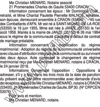 Contenu publication
