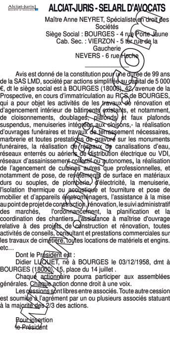 Contenu publication