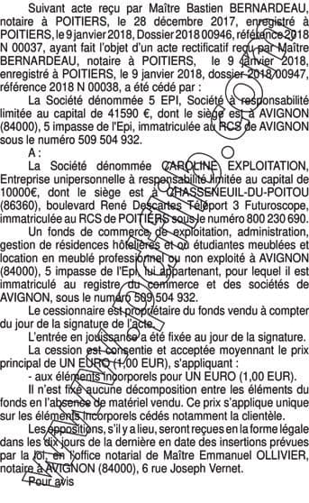 Contenu publication