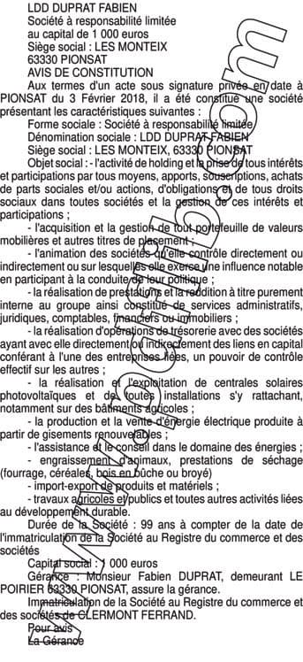 Contenu publication