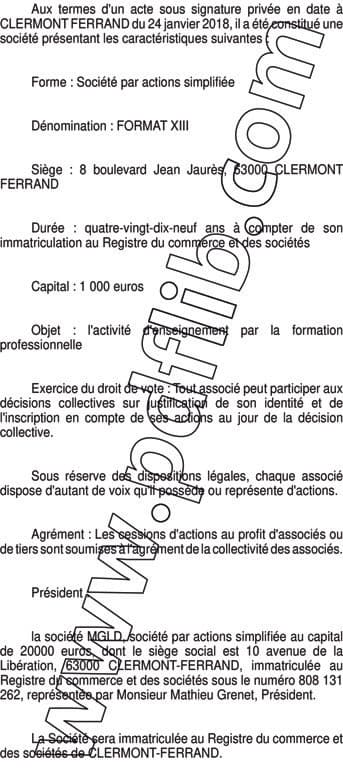 Contenu publication