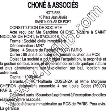 Contenu publication