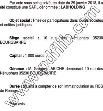 Contenu publication