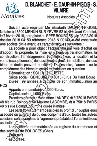 Contenu publication