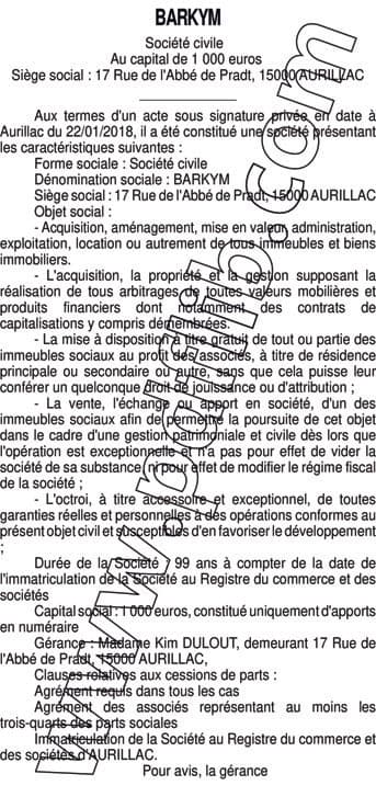 Contenu publication
