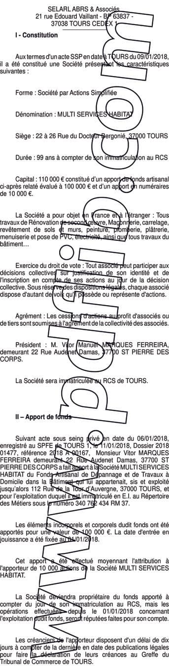 Contenu publication